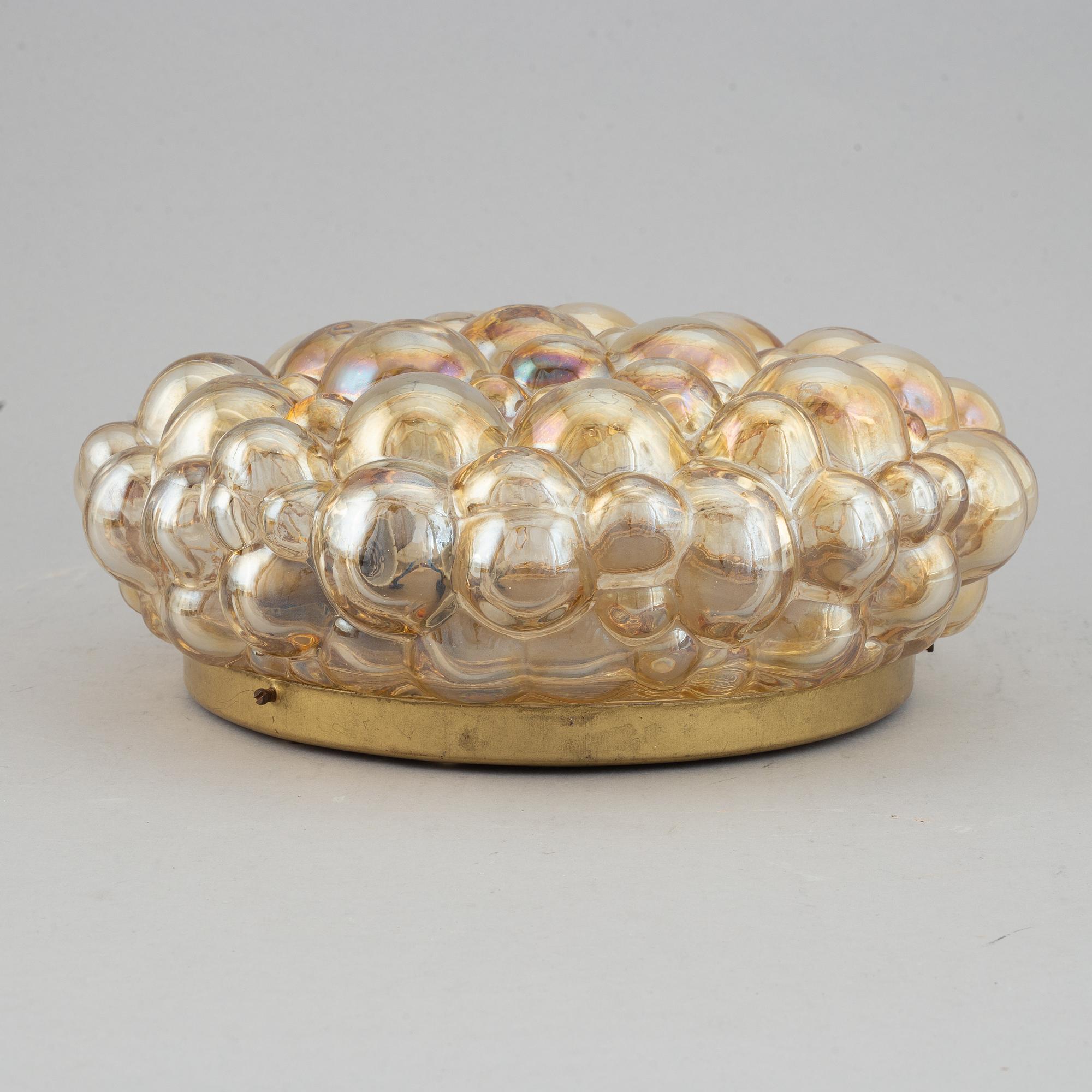 Helena Tynell,  a glass ceiling light, Glashütte Limburg, Germany.