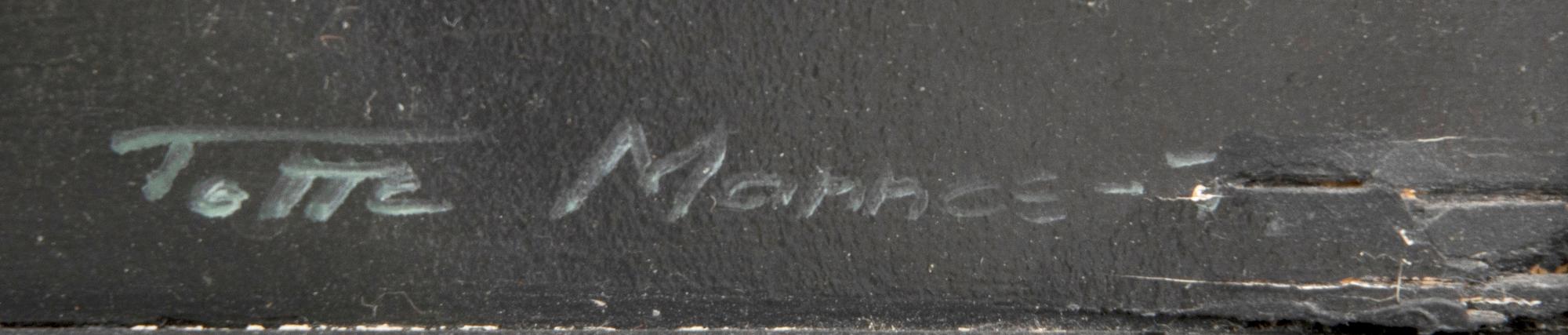 Totte Mannes, oil with relief on canvas, signed and dated 79.