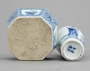 VAS samt SKÅL, porslin, 1700-tal.