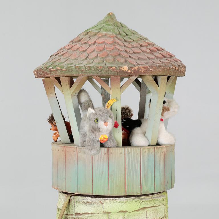 STEIFF, butiksdisplay, omkring 1900-talets mitt/tredje kvartal.