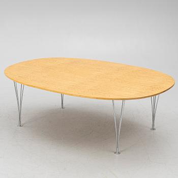 Bruno Mathsson, soffbord, "Superellips", Bruno Mathsson International, Värnamo, 1900-talets andra hälft.