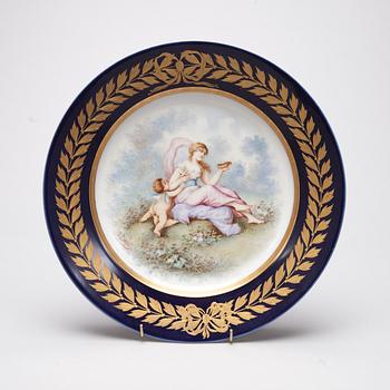 FAT, porslin, Chateau des Tuileries, Sèvres 1846, Frankrike.