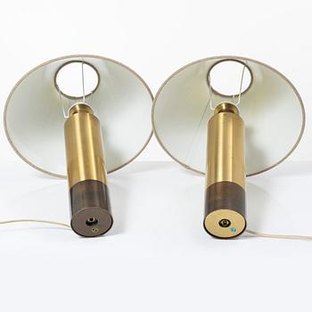 A pair of table lamps, Boréns, Borås, 1960s.