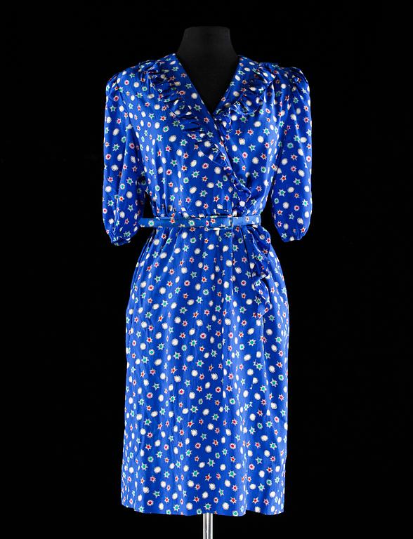 A 1980s silk dress by Nina Ricci.