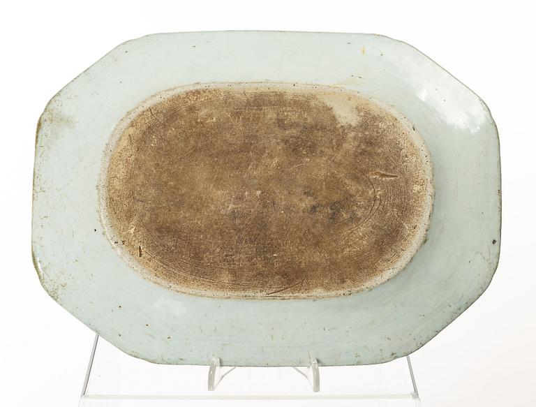 Parti kompaniporslin, 8 delar, Qingdynastin, Kina, 1700/1800-tal.