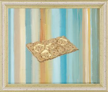 FRULS TILPO, blandteknik med collage. Signerad. Daterad 1997.