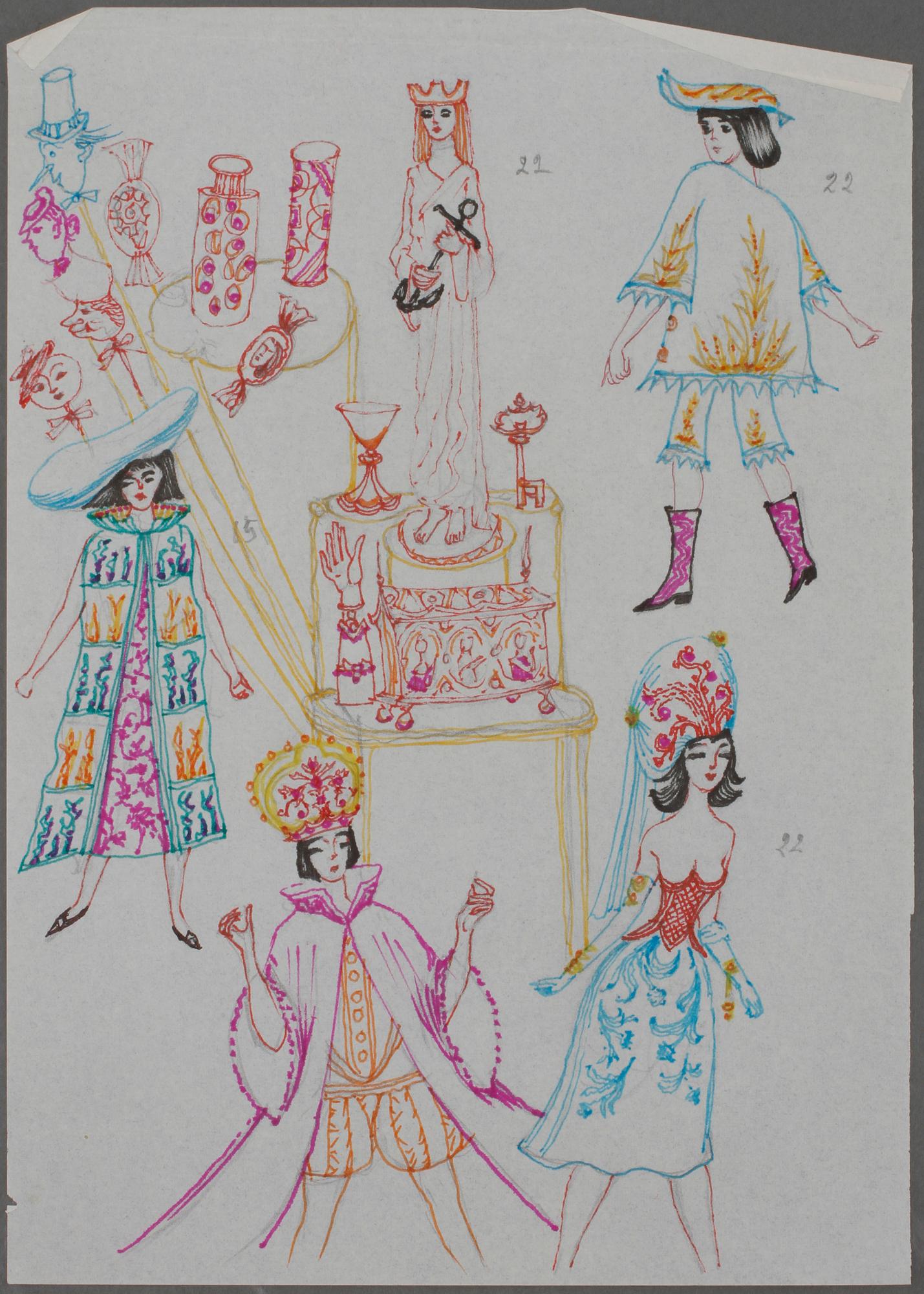 BIRGER EKMAN, teckningar, 8 st, signerade.