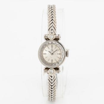 Omega, wristwatch, 18K gold, 17 mm.