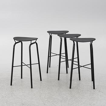 Bar stools, 4, Gubi, contemporary.
