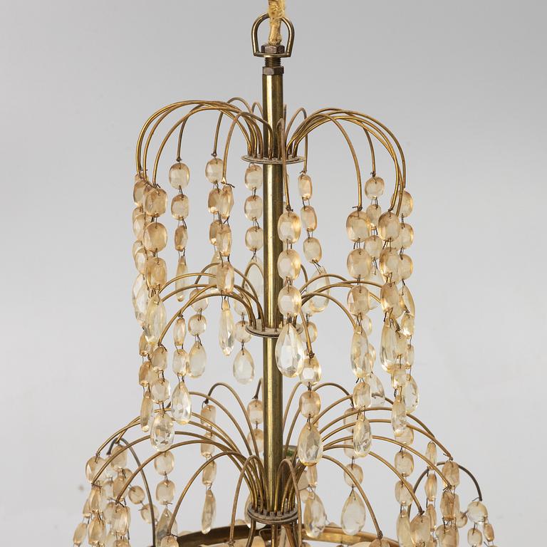 An early 20th century Gustavian style chandelier.