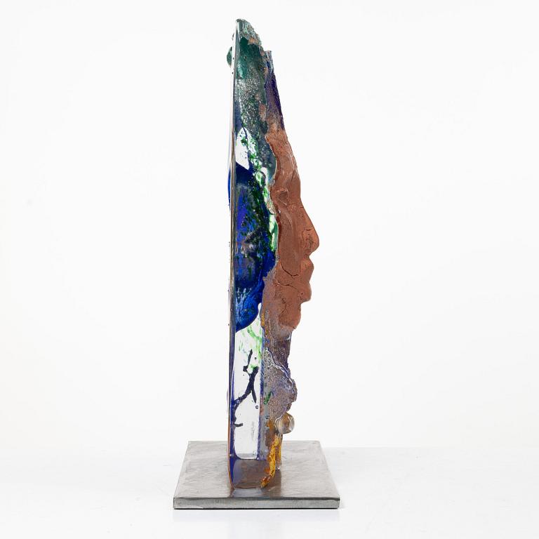Björn Ekegren, a unique glass sculpture, Sweden, signed.