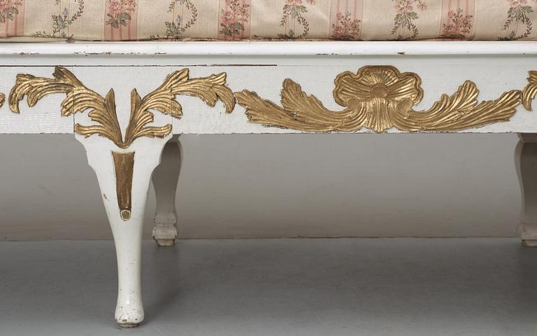 A Finnish 19th century corner sofa.