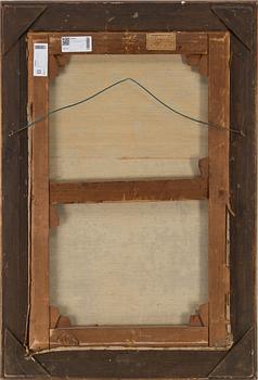 HUGO BIRGER, oil on canvas laid down on panel, signed Hugo Birger.