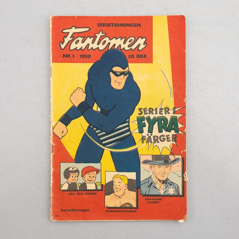 Serietidning, "Fantomen", nr 1, 1950.