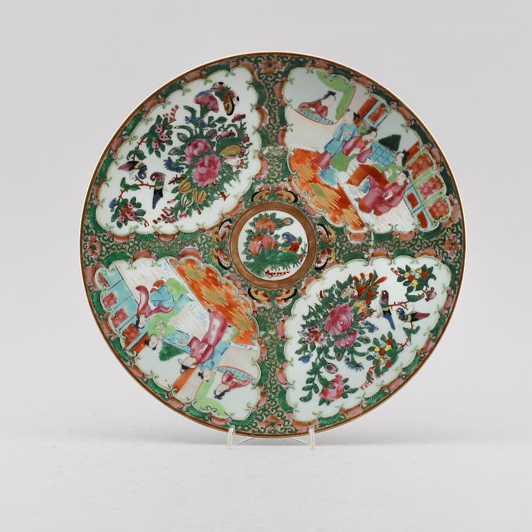 FAT, porslin, Kina, Kanton, 1800-tal.