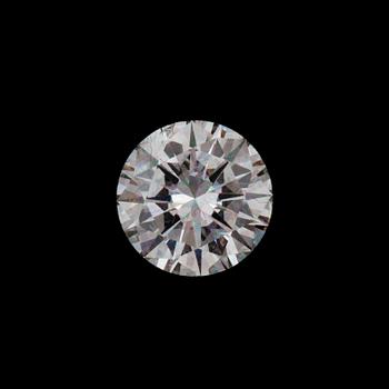 A loose diamond 1.01 cts. H/SI1 according to certificate from goldsmith.