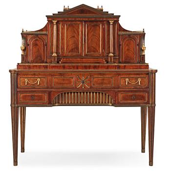 A RUSSIAN DIRECTOIRE 1790'S WRITING TABLE ATTRIBUTED TO CHRISTIAN MEYER.