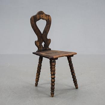 STOL, fornnordisk stil, sekelskiftet 1800/1900.
