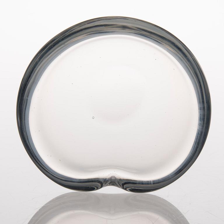 A glass bowl signed Tapio Wirkkala Iittala.