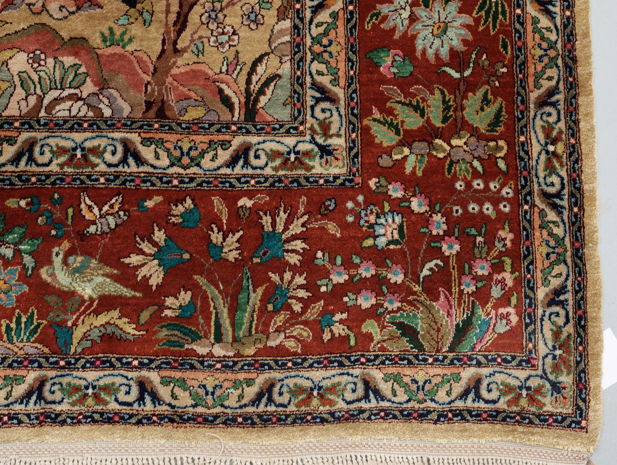 OLD SILKE TÄBRIS. 260 x 163,5 cm.
