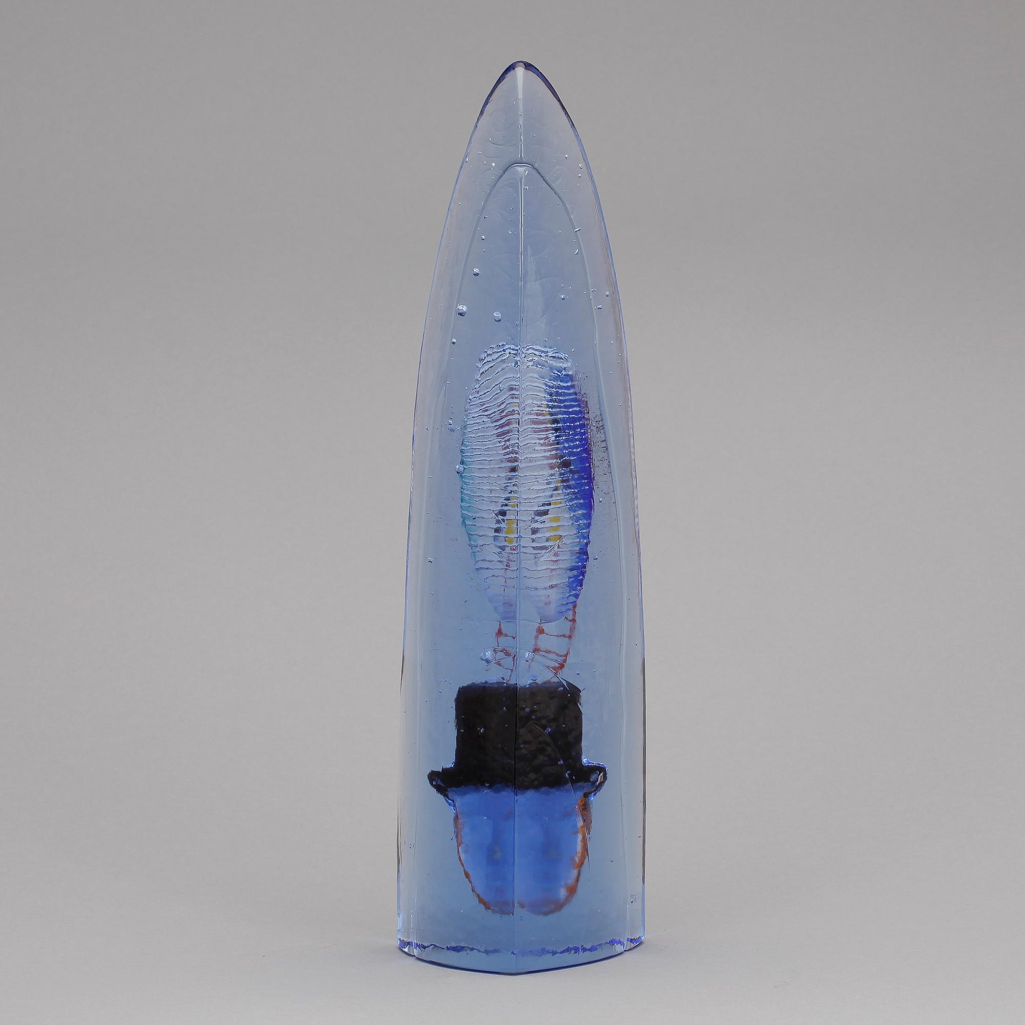 BERTIL VALLIEN, glasskulptur, Kosta Boda Atelier, sign o numrerad 009024/500.