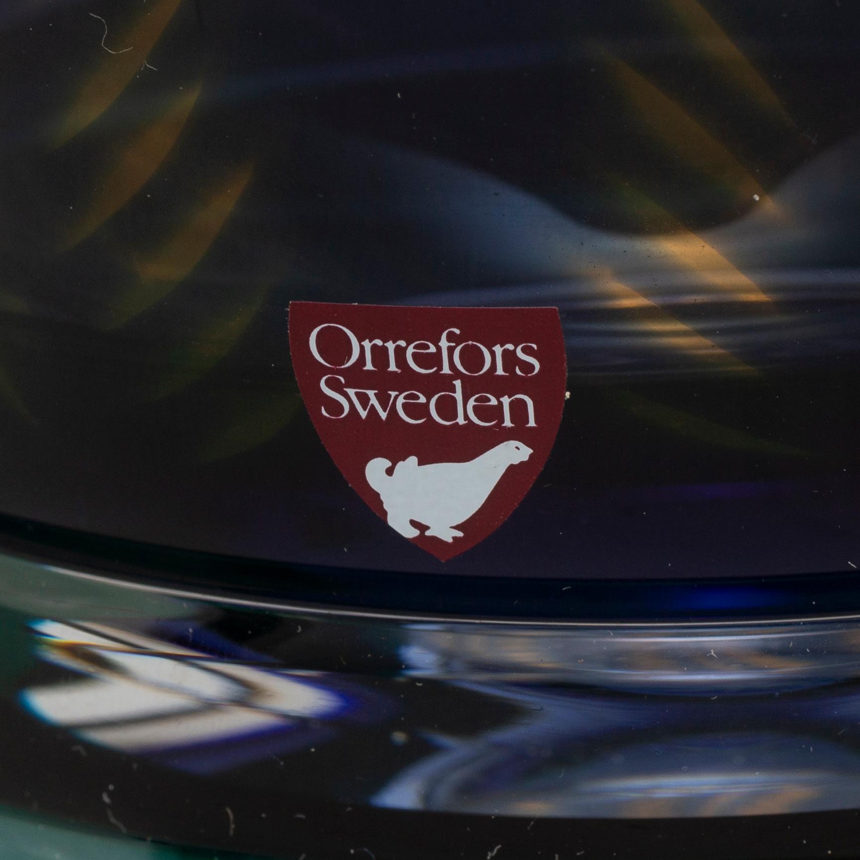 GUNNAR CYRÈN, vas, glas, Graal, Orrefors, signerad och numrerad 960072 EA 2-89.