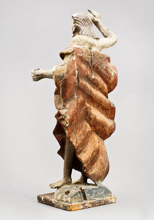 SKULPTUR, trä, sekelskifte 1700/1800.