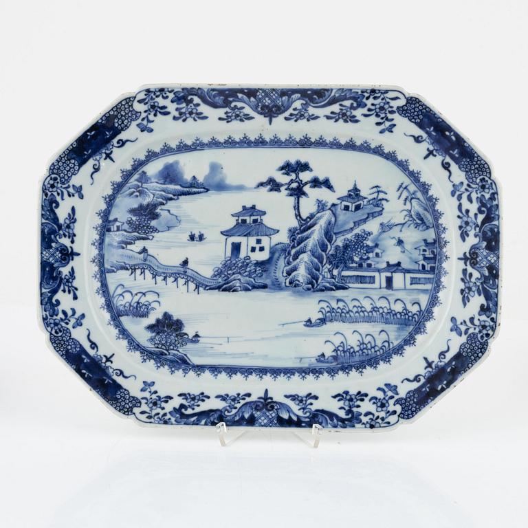 Serveringsfat, kompaniporslin, Kina, Qianlong (1736-95).