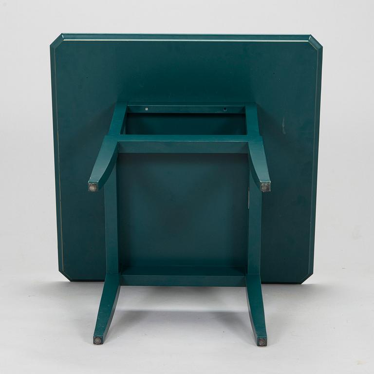 Eliel Saarinen, möblemang, 5 delar, "Blue suite" för Adelta, Finland 1980-tal.