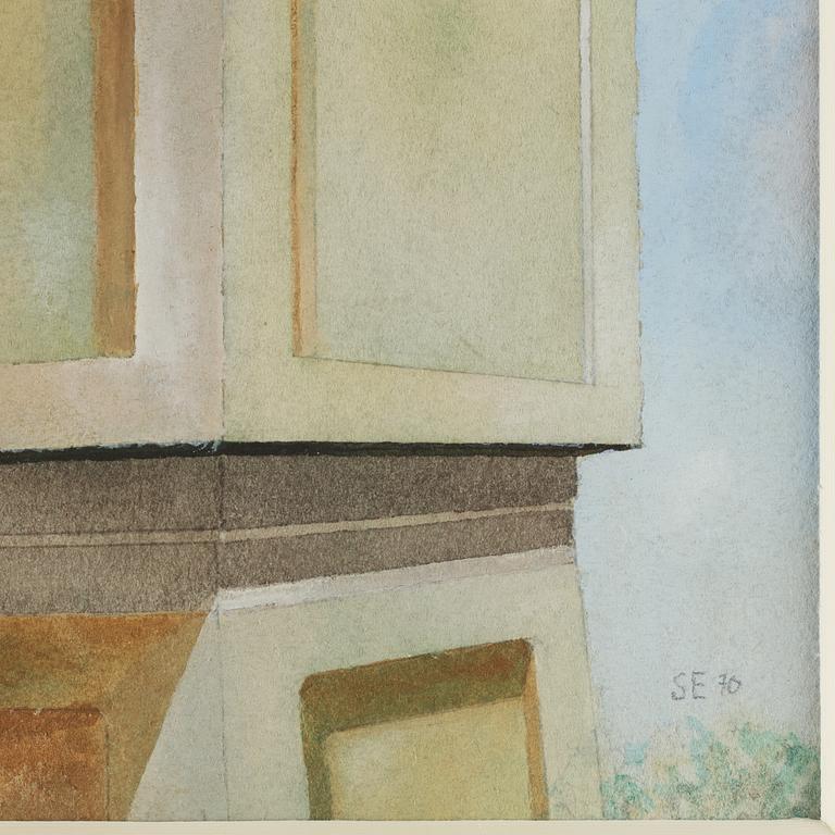 Sten Eklund, watercolour, signed and dated -70.