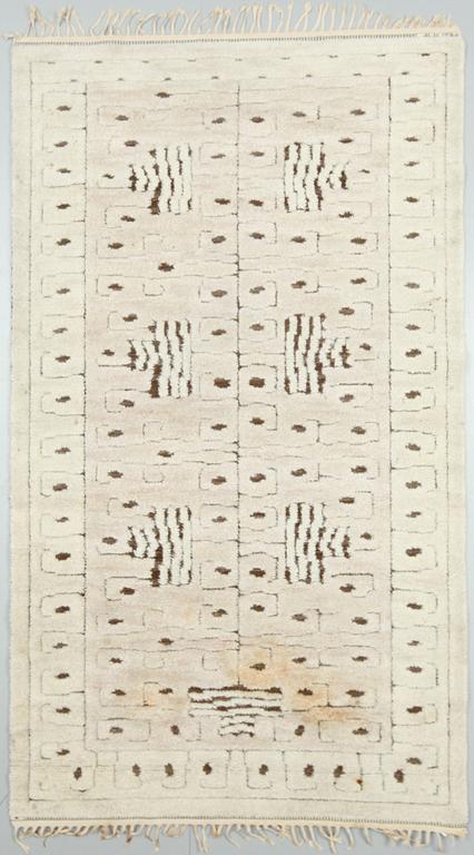 MATTA, "Skvattram", reliefflossa, Märta Måås-Fjetterström, sign AB MMF. 235 x 133.