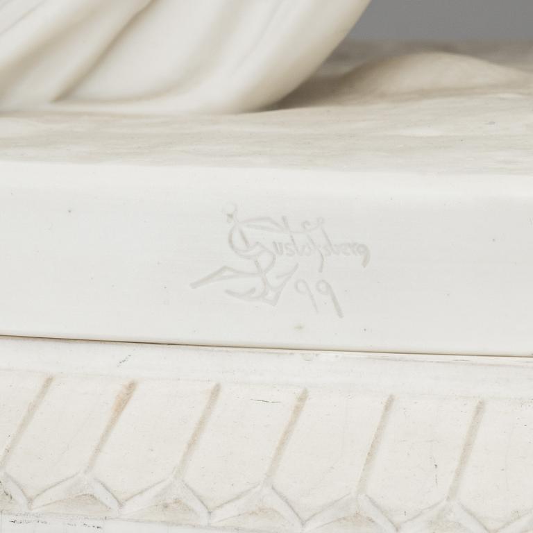 JOHAN PETER MOLIN, efter. Skulptur, parian, Gustavsberg.