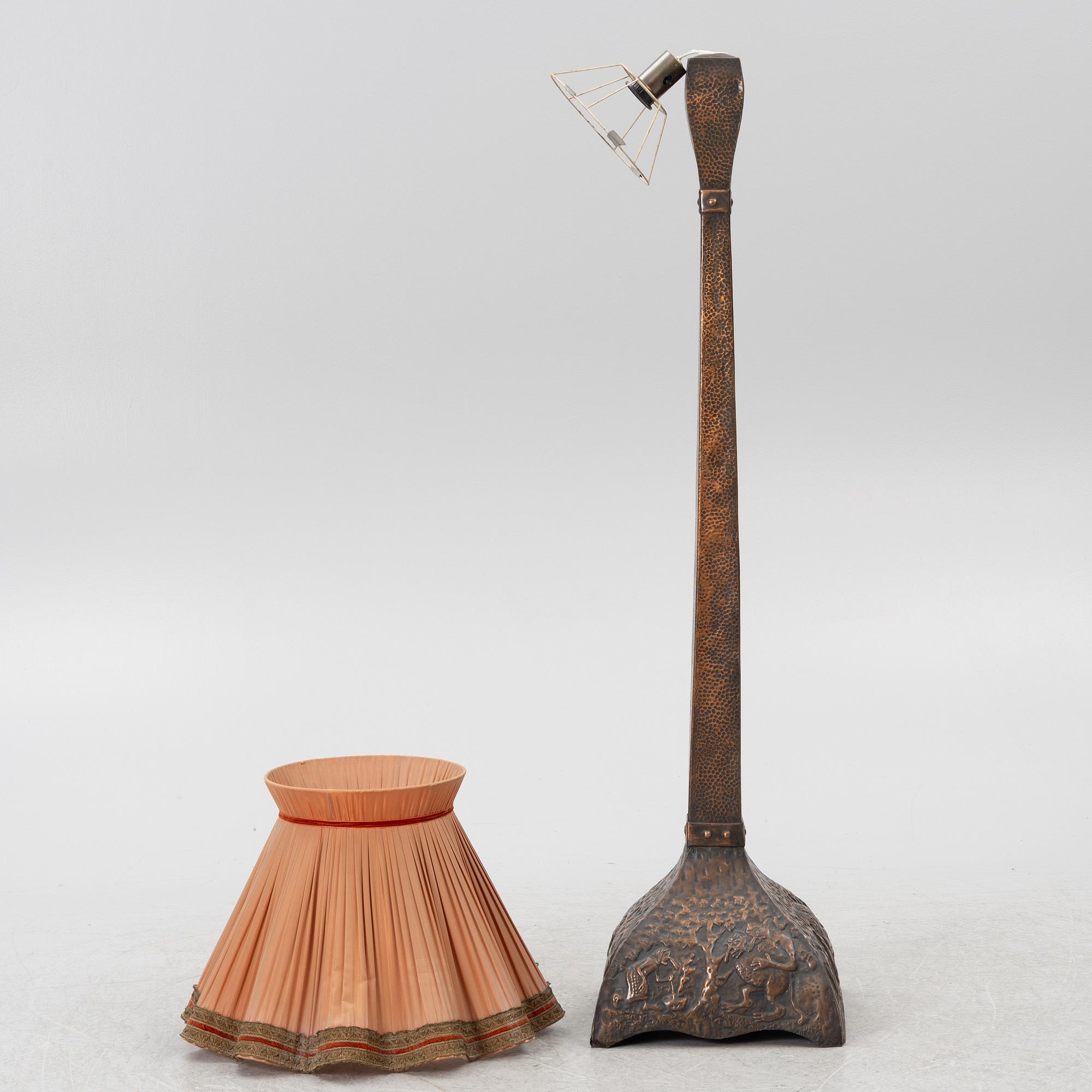 Jugend/Art Nouveau, Floor lamp, early 20th century.