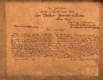 Okänd konstnär 1800-tal, Norge,  olja på duk, monogramsignerad CL,