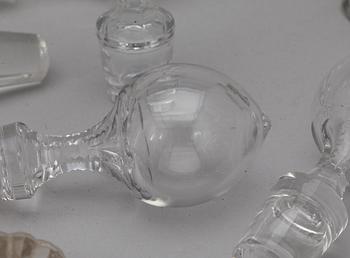 PARTI GLASPROPPAR OCH PRISMOR, 1800/1900-tal.