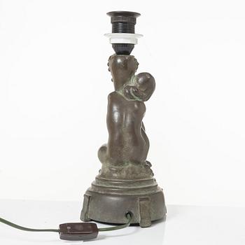 Axel Gute, Table lamp, early 20th century.