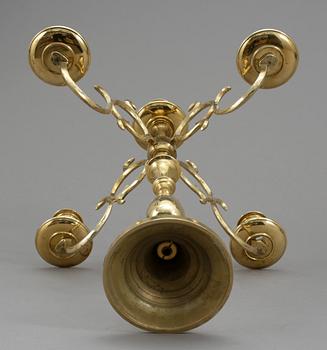KANDELABER, mässing. Skultuna. 1900-tal.