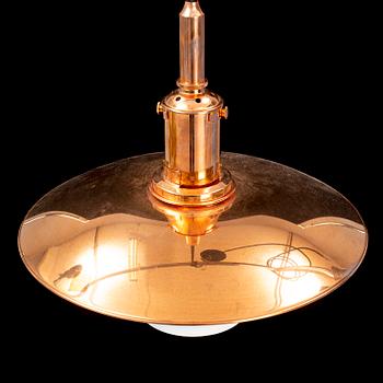 POUL HENNINGSEN, a limited edition 'PH 3 1/2 - 3' copper pendant, for Louis Poulsen, 21st century.