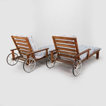 Elsa Stackelberg, a pair of sun loungers, Fri Form, Edsbruk.