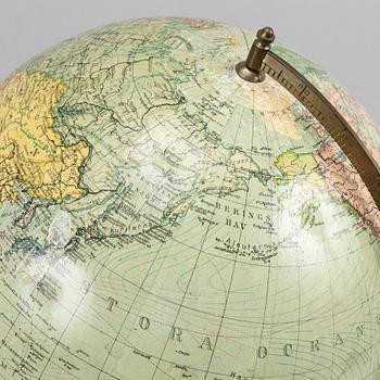 A mid 20th century world globe.