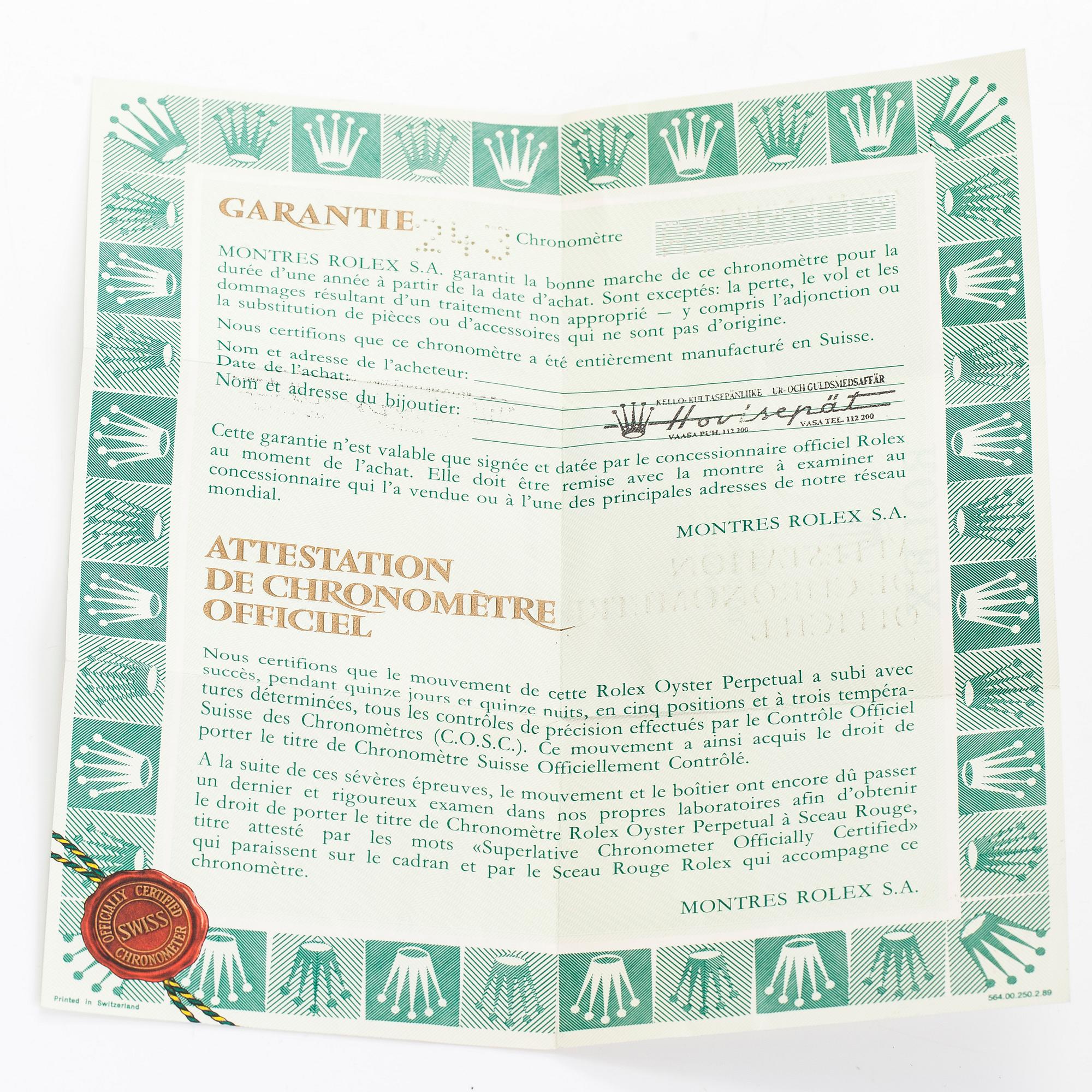 Rolex, Oyster Perpetual Datejust, wristwatch, 36 mm.