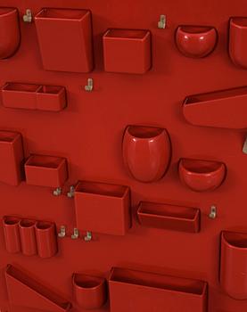 VÄGGFÖRVARING, plast, "UtenSilo", Dorothee Maurer-Becker, 1969.