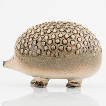 Lisa Larson, figurine, "Hedgehog", Gustavsberg for NK, Nordiska Kompaniet in collaboration with WWF. Limited edition of 2200.