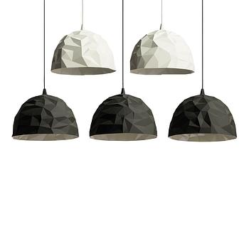 Ludovica Serafini & Roberto Palomba, Five 2Rock pendants', Diesel/Foscarini.