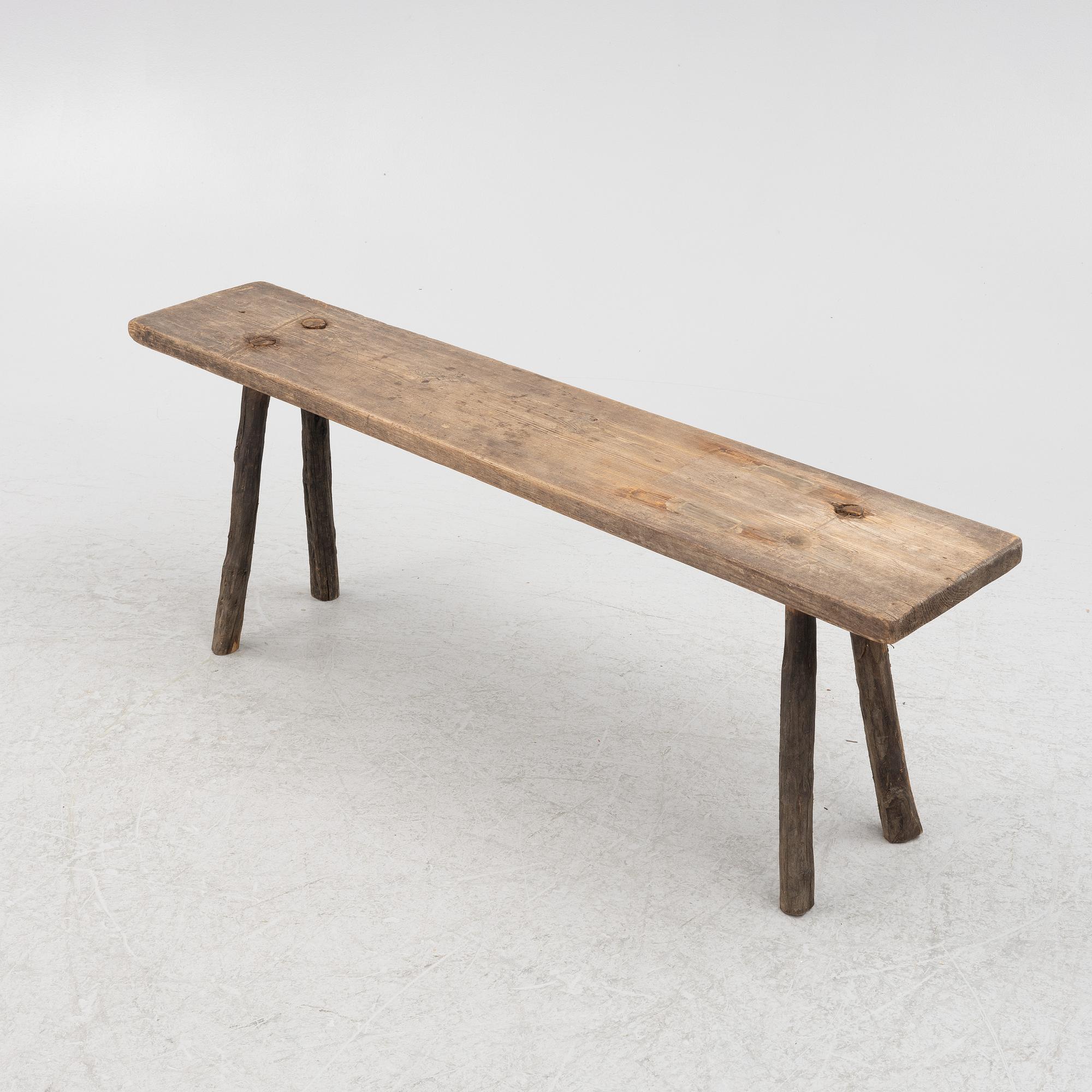 Bänk, allmoge, 1800-/1900-tal.