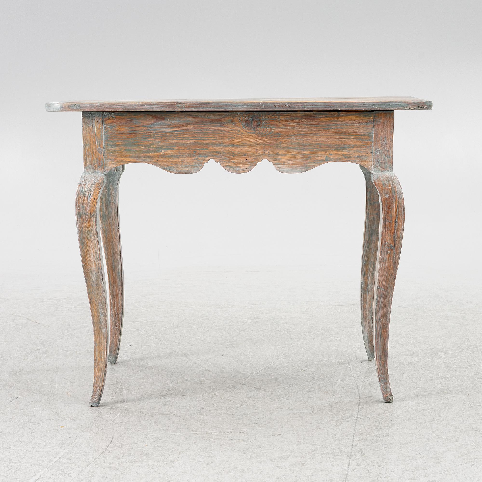 Bord, rokokostil, 1800-tal.