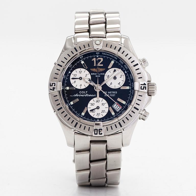 Breitling, Colt Chrono Ocean, chronograph, wristwatch, 38 mm.