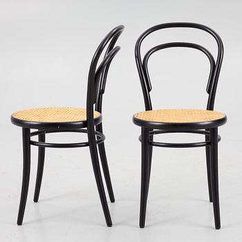Michael Thonet, stolar, 3 st, modell 14, Ton.