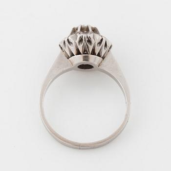 A brilliant cut diamond ring by Bims Guldsmide, Göteborg, 1965.