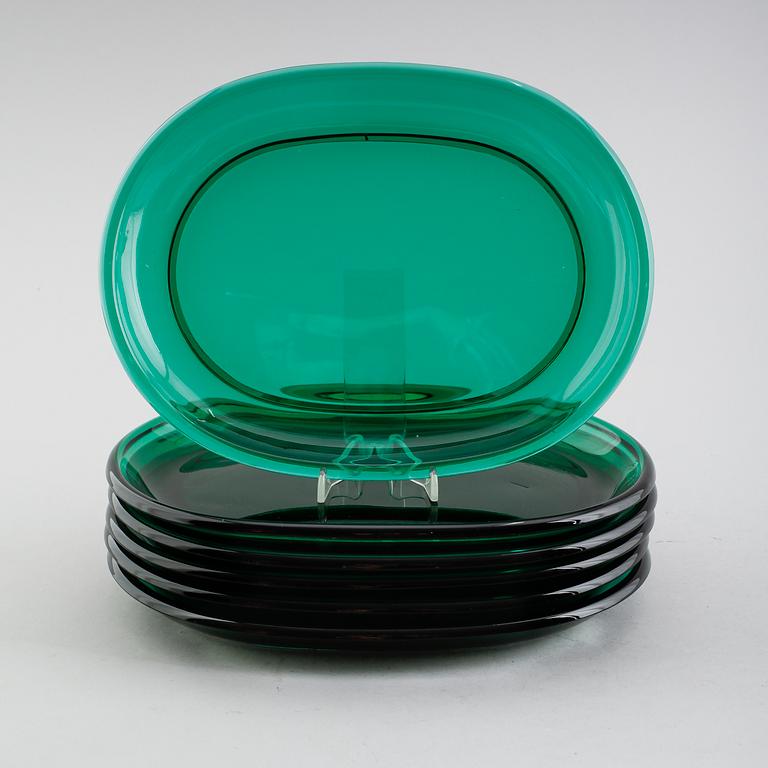 HUMMERTALLRIKAR, 6 st, glas, Josef Frank, Firma Svenskt Tenn.